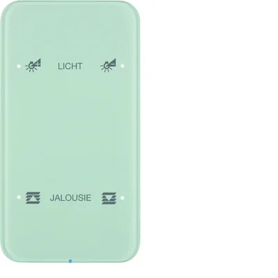 KNX SYSTEM R.1 Sensor dotykowy 2-krotny konfigurowalny szkło biały