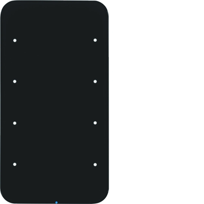 KNX SYSTEM R.1 Tastsensor 4-fach Komfortglas schwarz