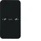 KNX SYSTEM R.1 Touch sensor 1-way configurable glass black