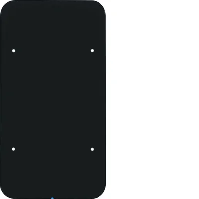 KNX SYSTEM R.1 Touch sensor 2-fold comfort glass black