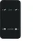 KNX SYSTEM R.1 Touch sensor 2-fold configurable glass black