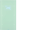 KNX SYSTEM R.3 2-fold touch sensor with temperature regulator glass white