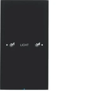 KNX SYSTEM R.3 Capteur tactile 1 voie configurable verre noir