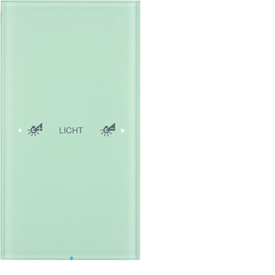 KNX SYSTEM R.3 Sensor dotykowy 1-krotny konfigurowalny szkło biały