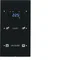 KNX SYSTEM R.3 Sensor dotykowy 2-krotny z regulatorem temperatury konfigurowalny szkło czarny