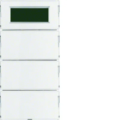 KNX SYSTEM S.1/B.3/B.7 3-násobné tlačítko s regulátorem teploty a displejem pro bílé a krémové rámečky