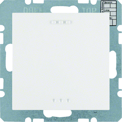 KNX SYSTEM S.1/B.3/B.7 Capteur CO2 avec mesure d'humidité et régulateur de température blanc mat
