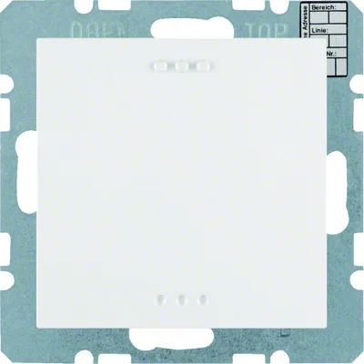 KNX SYSTEM S.1/B.3/B.7 CO2-Sensor mit Feuchtemessung und Temperaturregler mattweiß