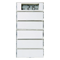 KNX SYSTEM S.1/B.3/B.7 Przycisk 5-krotny z regulatorem temperatury i wyświetlaczem do ramek białych i kremowych