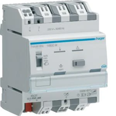 KNX-System Universaldimmer 1-Kanal 600W, 4 mod