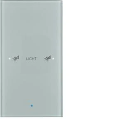 KNX TS Glass touch sensor 1-way configurable aluminum glass