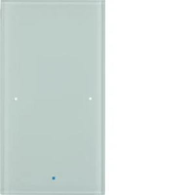 KNX TS Sensor Glas Touch 1-fach Komfort Glas weiß