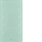 KNX TS Sensor Glas Touch 4-fach Komfort Glas Aluminium
