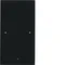 KNX TS Sensor glass touch 1-fold comfort glass black