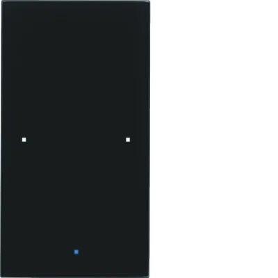 KNX TS Sensor szklany dotykowy 1-krotny komfort szkło czarny