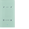 KNX TS Sensor szklany dotykowy 2-krotny konfigurowalny szkło aluminium