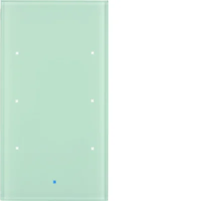 KNX TS Sensor szklany dotykowy 3-krotny komfort szkło biały