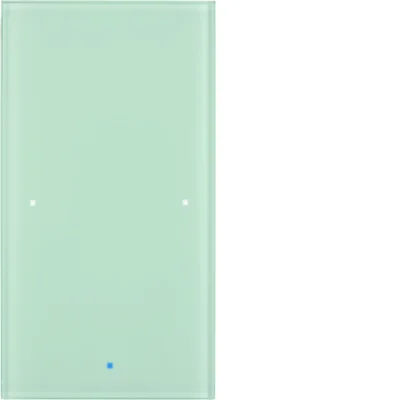 KNX TS Sensor verre tactile 1 fois verre confort blanc