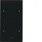 KNX TS Sensor verre tactile double verre confort noir