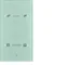 KNX TS Sensore tattile in vetro 2 volte configurabile in vetro alluminio