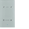 KNX TS Sensore tattile in vetro 2 volte configurabile in vetro alluminio