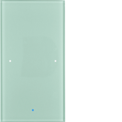 KNX TS Sensore touch in vetro 1 volta comfort vetro alluminio