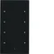 KNX TS Sensore touch in vetro 4x vetro comfort nero