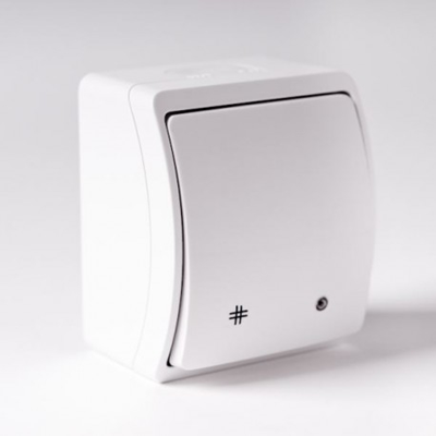 KOALA Connecteur croisé lumineux n/t IP44 blanc