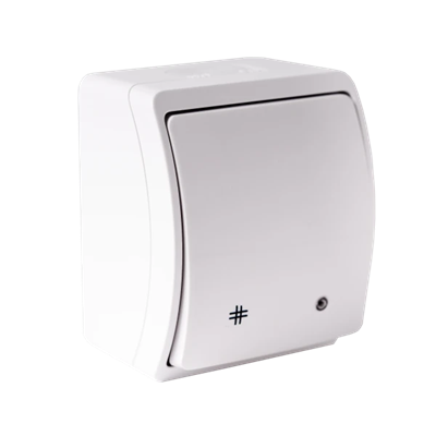 KOALA Connecteur croisé lumineux n/t IP44 blanc