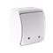 KOALA Connecteur croisé lumineux n/t IP44 blanc