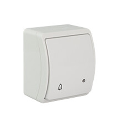 KOALA Illuminated doorbell connector IP44 white