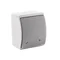KOALA Illuminated stair switch n/t IP44 grey/graphite