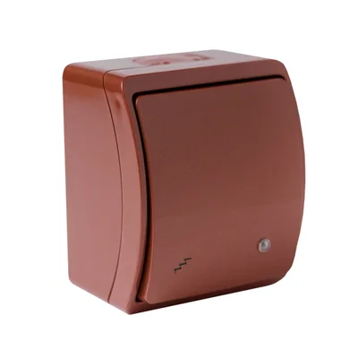 KOALA Interrupteur d'escalier lumineux n/t IP44 bronze