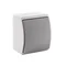 KOALA Interrupteur unipolaire en saillie IP44 gris/graphite