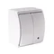 KOALA Interruptor candelabro luminoso n/t IP44 blanco