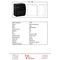 KOALA Interruptor unipolar de superficie IP44, negro