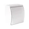 KOALA Single-pole splash-proof surface-mounted white switch