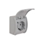 KOALA Single socket (2P+E) schuko n/t IP44 gray with a flap gray