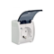 KOALA Single socket (2P+E) schuko n/t IP44 white with smoke flap