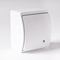 KOALA Universal switch, illuminated/staircase push-button without print n/t IP44 white