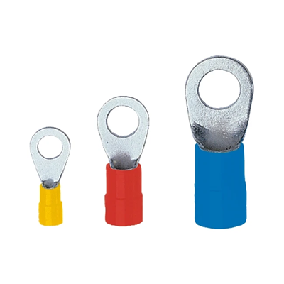 KOE 4-2.5 ring terminal insulated blue