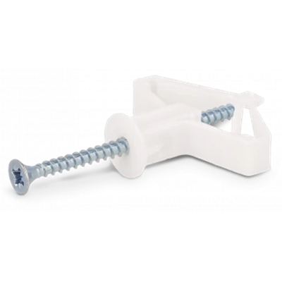 Kołek do gipsokartonu fi 10 mm z wkrętem, 100 szt.