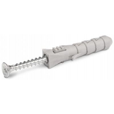 Kołek rozporowy FIX fi 10 z wkrętem 6,0x80 mm polipropylen