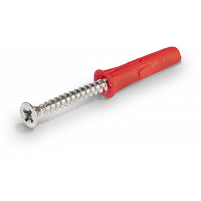Kołek rozporowy uniwersalny UNO fi 6 z wkrętem 4,0x45 mm, 100szt.