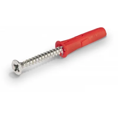 Kołek rozporowy uniwersalny UNO fi 6 z wkrętem 4,0x45 mm, 100szt.