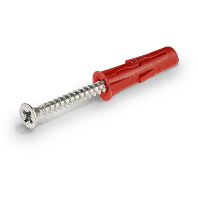 Kołek rozporowy uniwersalny UNO fi 6 z wkrętem 4,0x45 mm, 100szt.