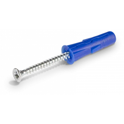 Kołek rozporowy uniwersalny UNO fi 8 z wkrętem 4,5x35 mm, 100szt.