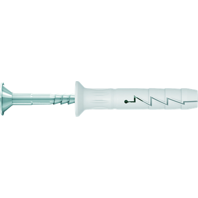 Kołek wbijany nylonowy z lejkiem 8x45mm 100szt