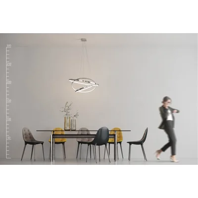 KOLO 3 DIMM Závěsná lampa Chrome