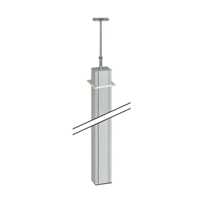 Kolumna 1-stronna, wys.3m, 70x60mm, aluminium